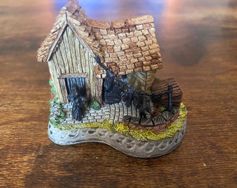 Vintage Ceramic Village—The Shires “Oxford Goat Yard”by David Winter