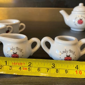 Vintage 10-piece Schylling Porcelain Ladybug Tea Set - Etsy