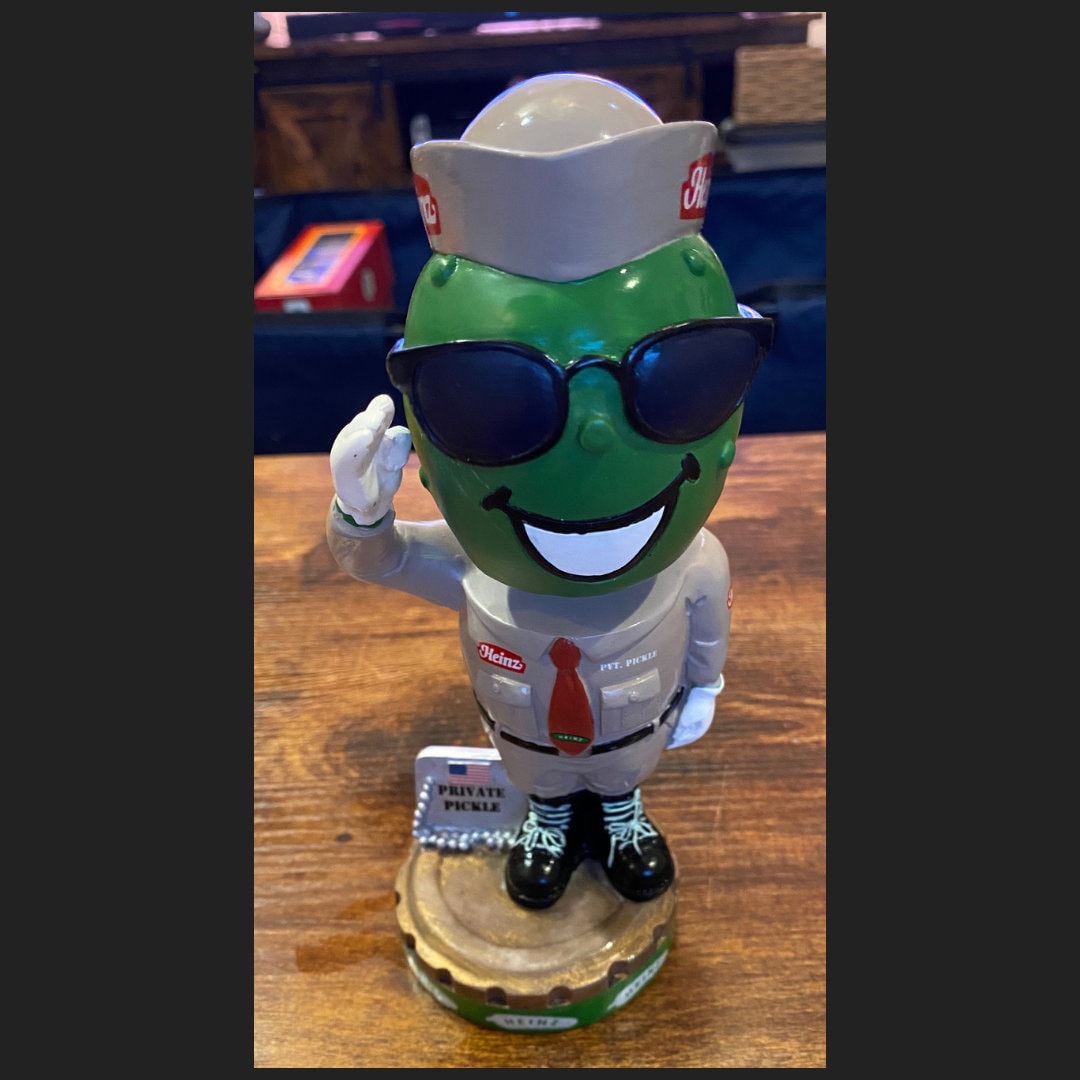 Vintage Bobblehead Collectible Private Pickle Heinz Mascot Etsy
