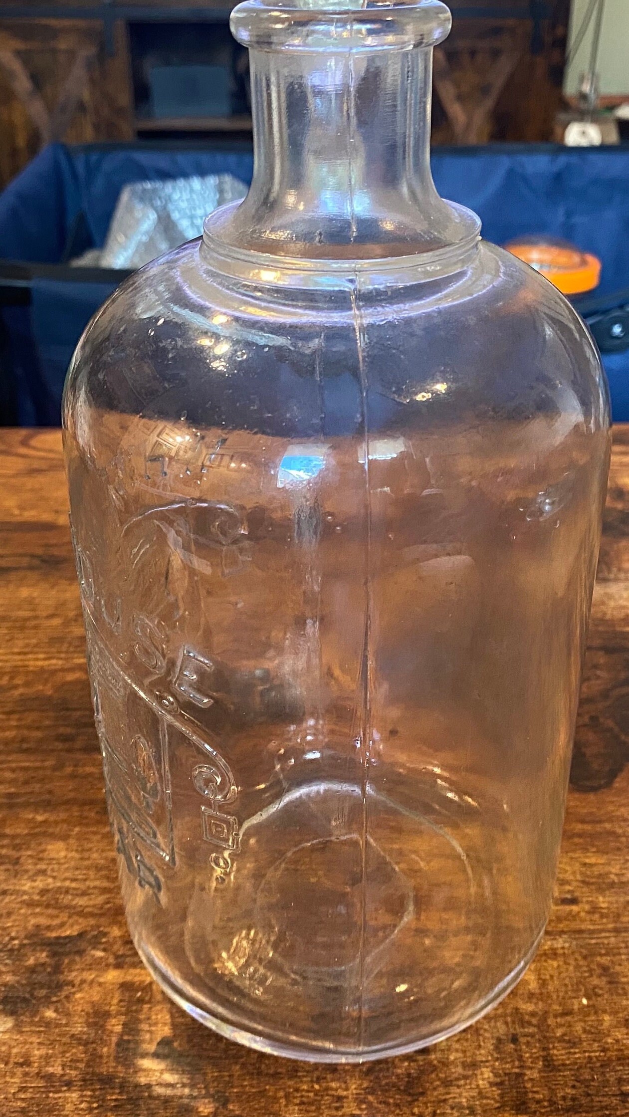 Vintage White House Brand Glass Halfgallon Jug Etsy