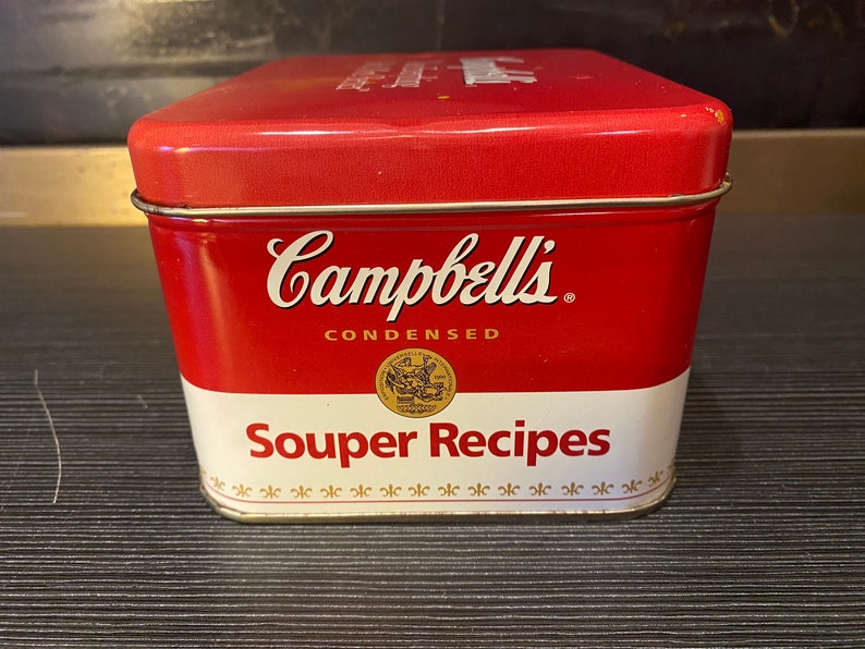 Souper Rectangle Vintage Campbell’s Souper Recipes in Tin Box - Etsy