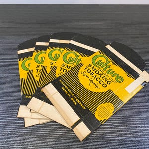 Lot de 5 emballages en carton de tabac à fumer Culture Crush Cut