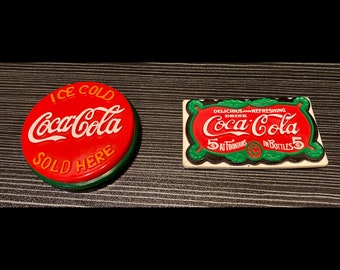 1990’s Vintage Coca-Cola Advertisement Refrigerator Magnets