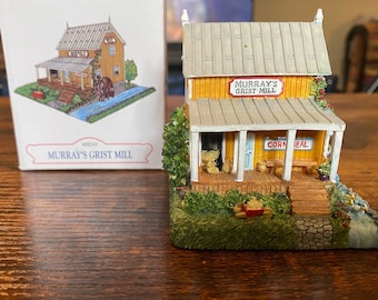 Miniature Ceramic Mill House—Liberty Falls Collection “Murray’s Grist Mill” in Original Box