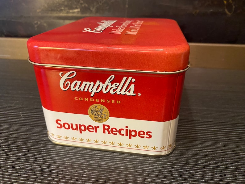 Souper Rectangle Vintage Campbell’s Souper Recipes in Tin Box - Etsy