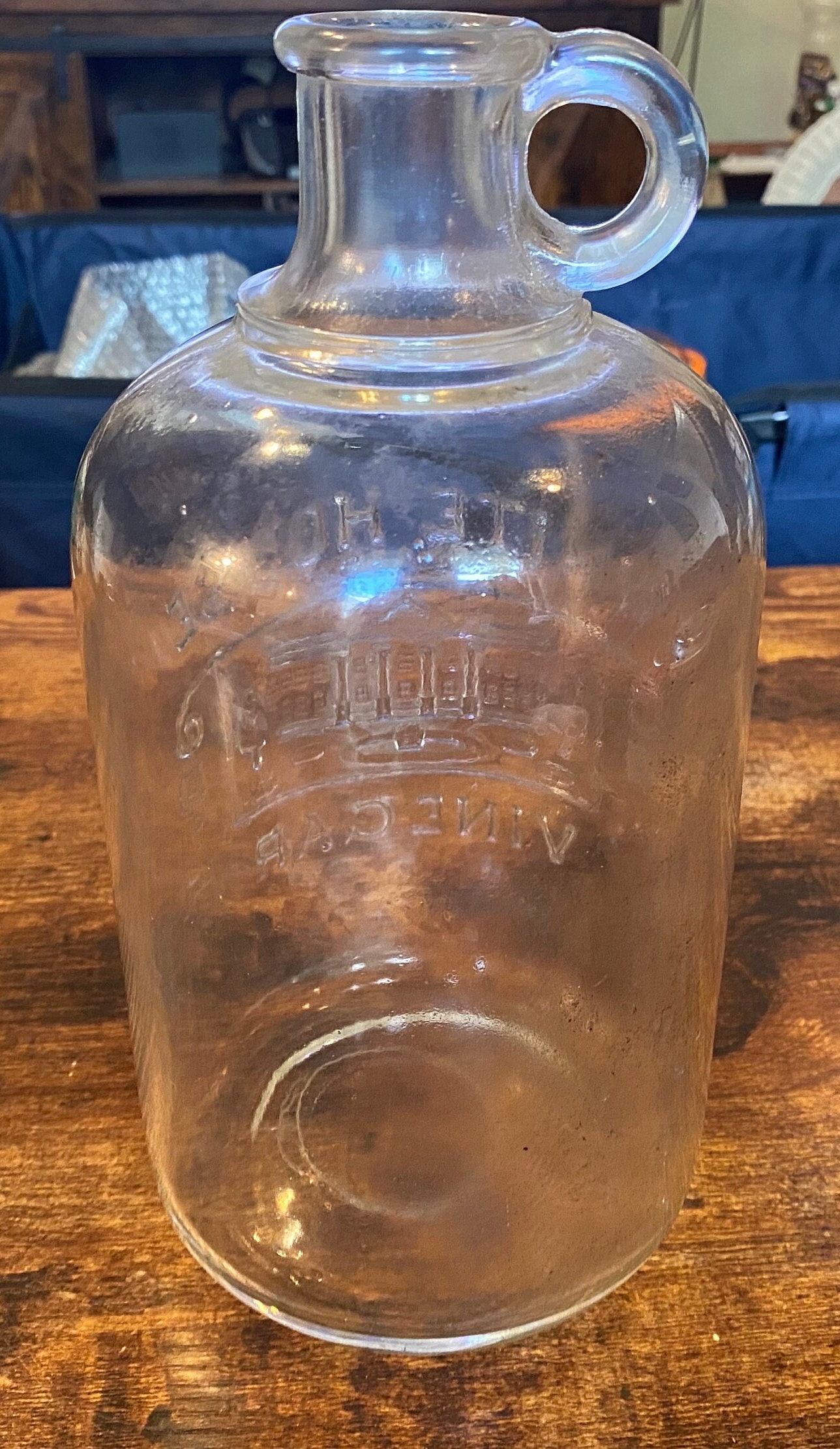 Vintage White House Brand Glass Halfgallon Jug Etsy