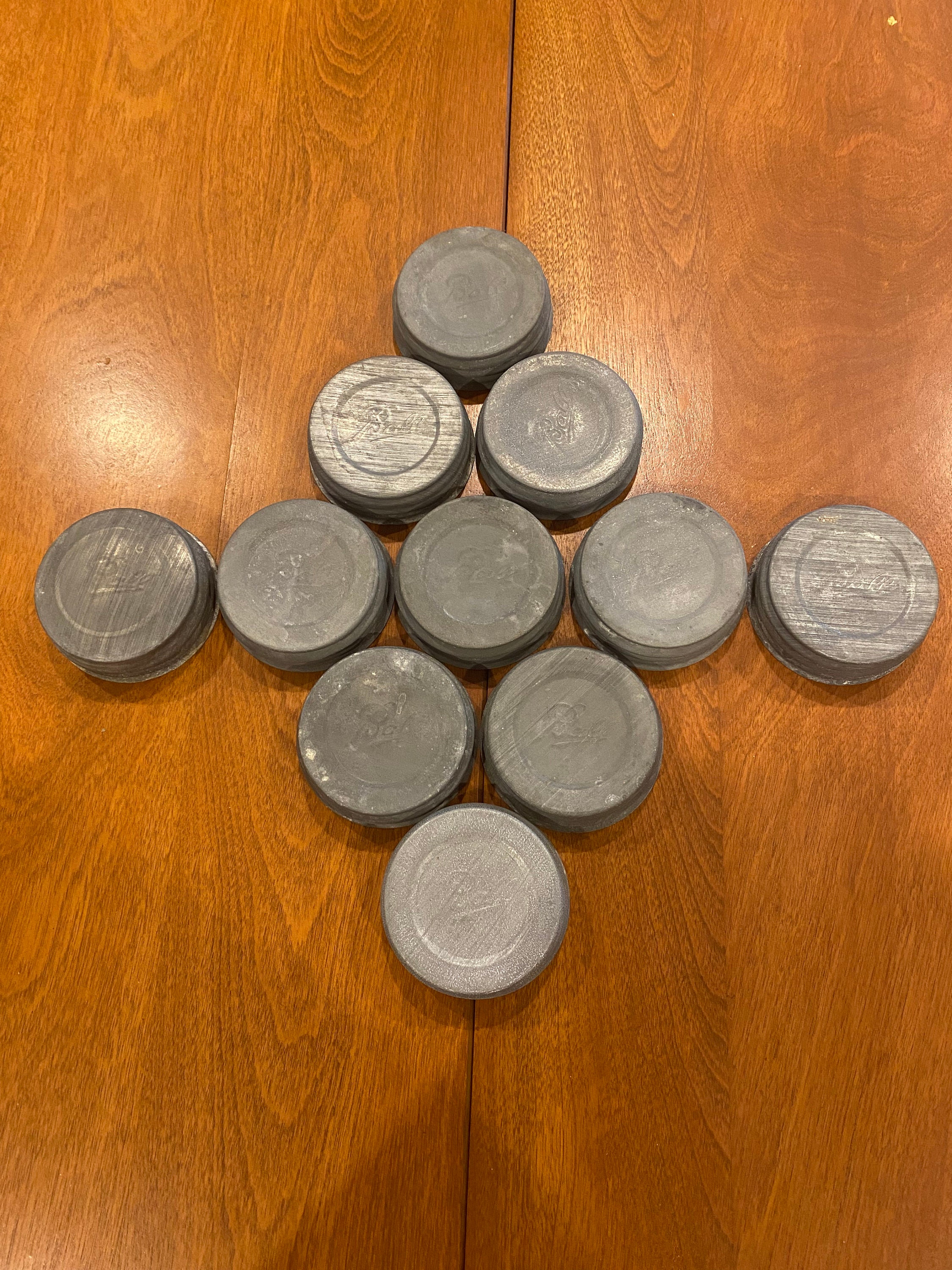 Antique Galvanized Zinc Ball Jar Lids sold Separately Etsy