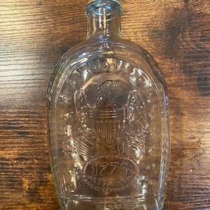 Vintage Glas Ahornsirup Flasche