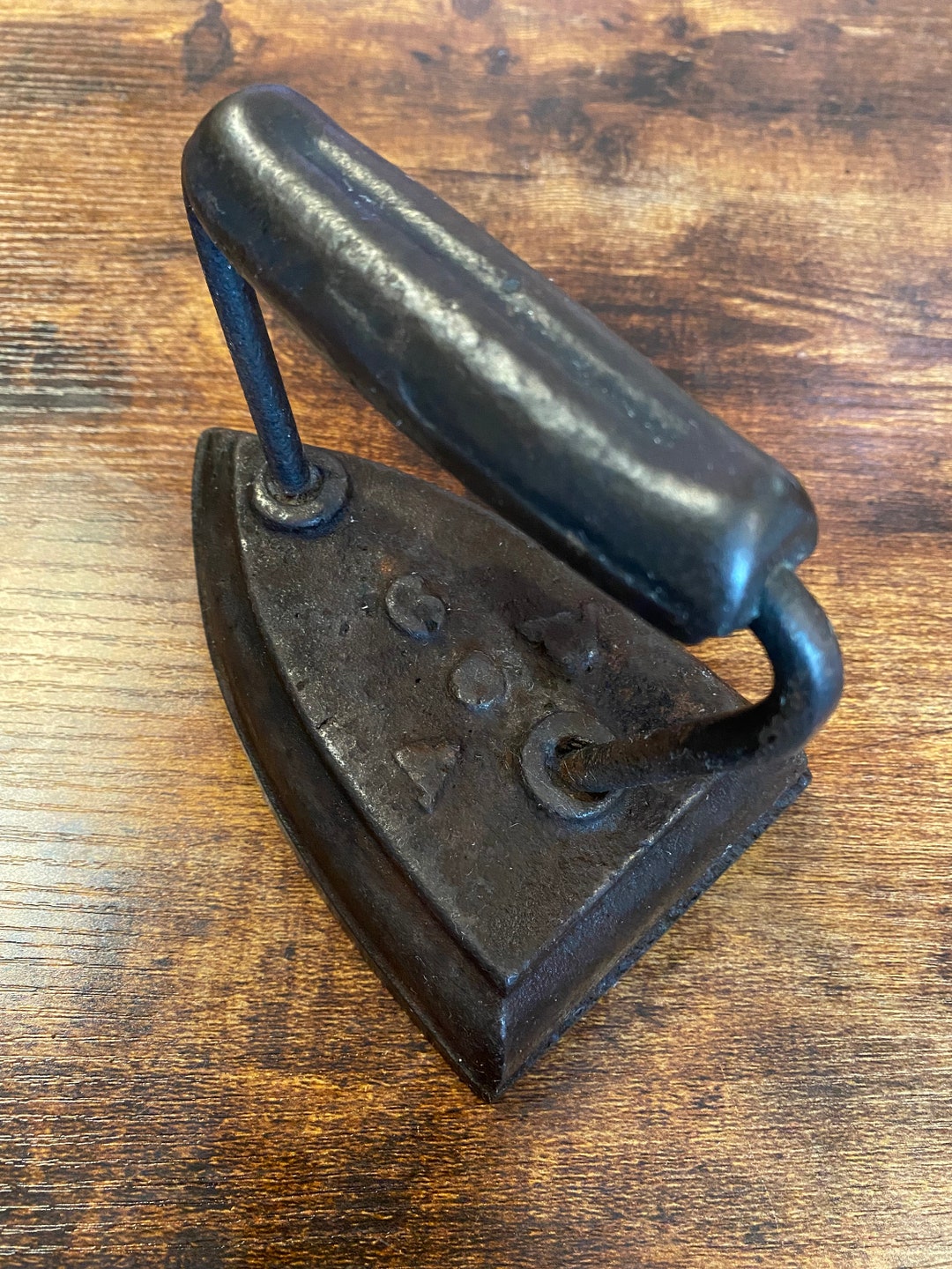 Primitive Antique Clothes Iron // Cast Iron Farmhouse Laundry Etsy