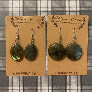 Labradorite Earrings