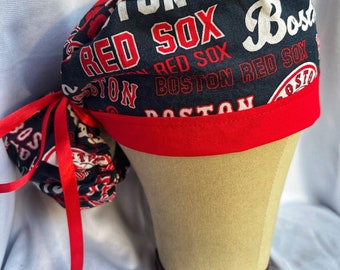 Bonnet de gommage Boston Red Sox, bonnet de gommage, bonnet de chirurgien, chapeau de salle d'opération