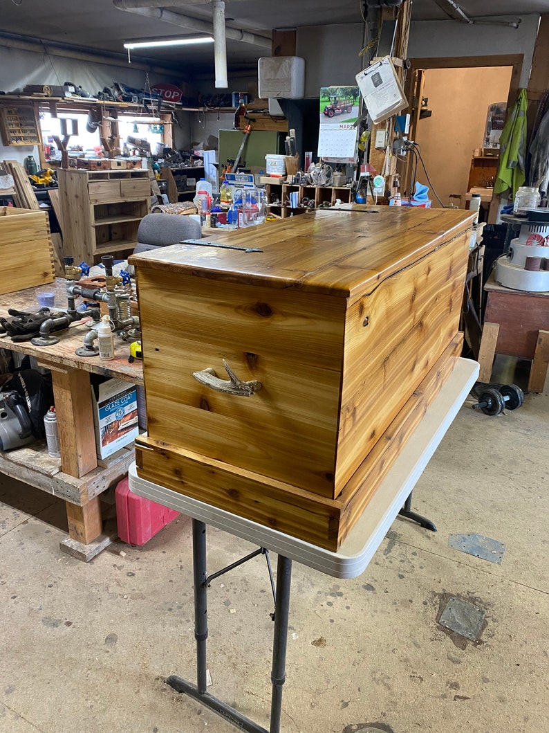 White Cedar Chest Etsy