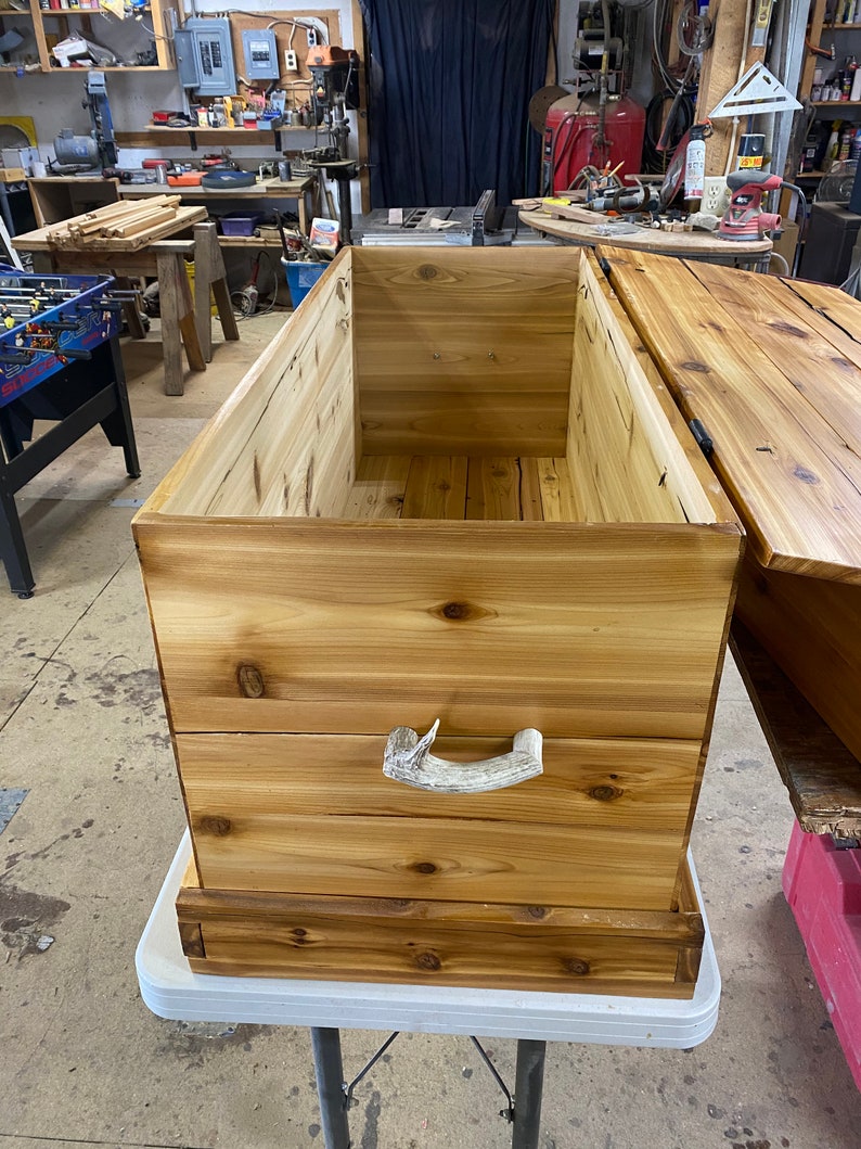White Cedar Chest Etsy