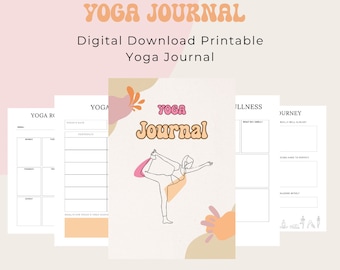Digital Download Yoga Journal printable