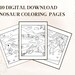 25 Digital Download Coloring Pages - Etsy