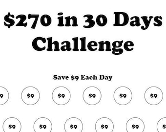 Save 270 Dollars in 30 Days