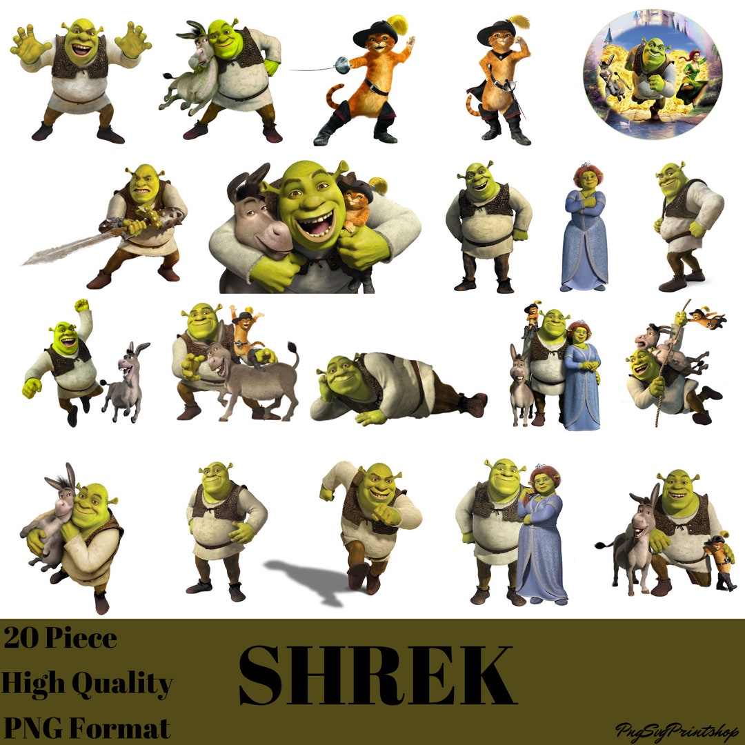 Shrek Eat Work Sleep SVG Shrek PNG Download Cricut & 