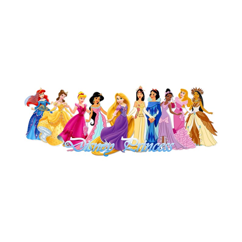 Princess PNG Bundle, Princess Clipart Instant Download, Princess Birthday, Moana clipart, Frozen png, sleeping beauty Princess PNG Clipart zdjęcie 4