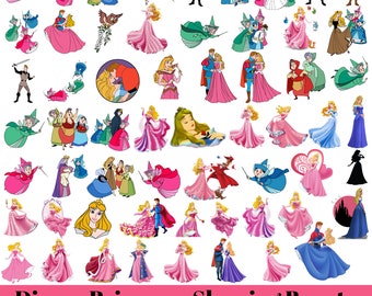 Aurora Png, Sleeping Beauty Clipart, Princess Png, Instant Download, Princess Birthday, Digital Design