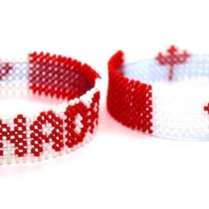 Canada with one Flag bracelet (Medium Size)