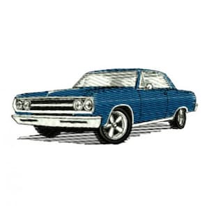 1965 Chevrolet Chevelle Malibu Embroidery Design