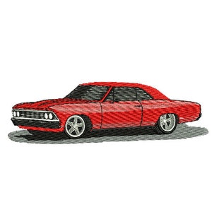 1966 Chevrolet Chevelle Embroidery Design
