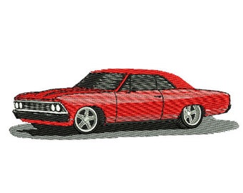 1966 Chevrolet Chevelle Embroidery Design