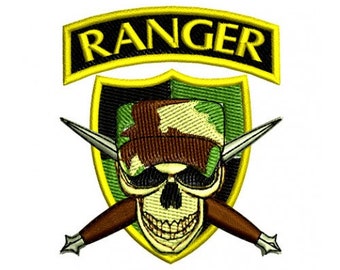 US ARMY Ranger Embroidery Design