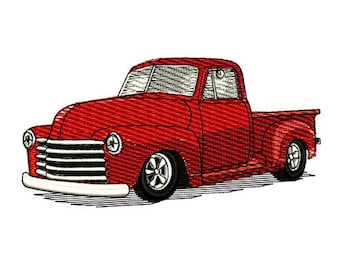 1951 Chevrolet Truck Embroidery Design