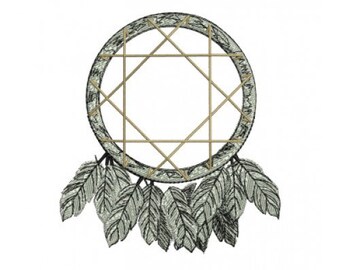 Native American Indian Dream Catcher Embroidery Design