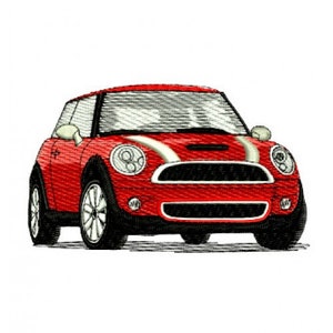 2010 Mini Cooper Embroidery Design