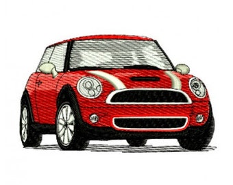 2010 Mini Cooper Embroidery Design