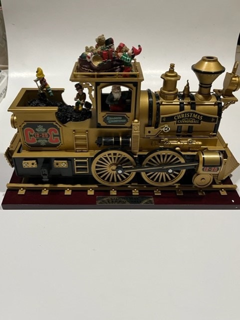 ミスタークリスマス　ゴールドラベル キャノンボール トレイン Vintage Mr. Christmas Gold Label Christmas Collection Cannonball