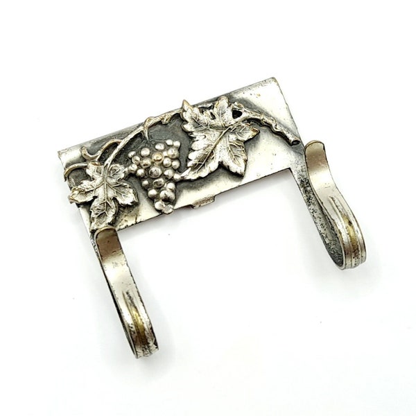 Vintage Handbag Key Hook Pin - Collectible Designer Nell Fulton Purse Accessories - Art Deco Decorative Key Organizer - Rare & Unique Piece!