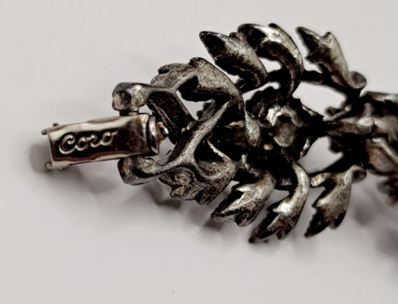 Vintage Designer Coro Rhinestone Link Bracelet - … - image 9