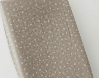 Windel-Wickelauflage mit Bezug aus Baumwolle elastisch Musselin weich IKEA VADRA mit Daisy Flower Muster