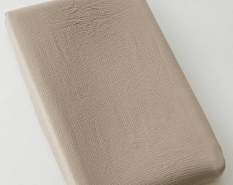 Housse pour matelas à langer coton élastique mousseline doux IKEA VADRA marguerite fleur pastels neutres