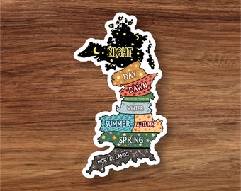 ACOTAR Courts Sticker