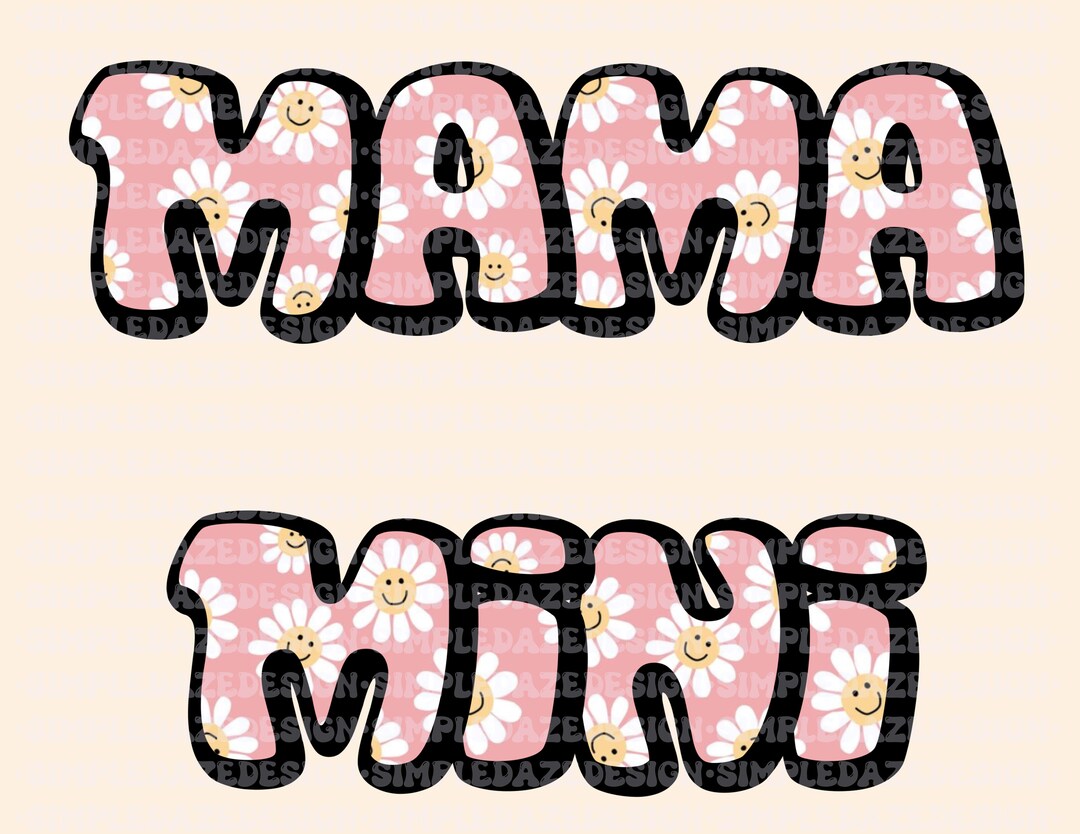 Mama and Mini PNG - Etsy