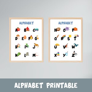 Alphabet Printable, alphabet, alphabets letters,  kid alphabet,  alphabet decor,  alphabet poster,  abc alphabet, Digital Prints