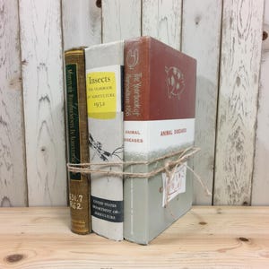 Vintage USDA Agriculture Yearbook Set: Insects, Animal Diseases, Moisture Study - 1950s Farming