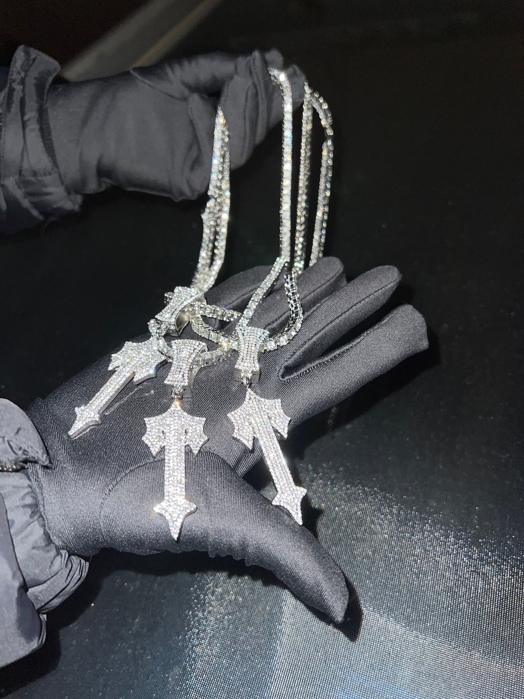 Trapstar Icedout ''T'' Chain Pendant Central Etsy UK
