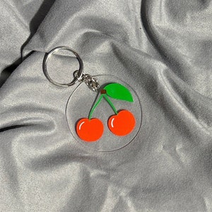 Cherry Keychain