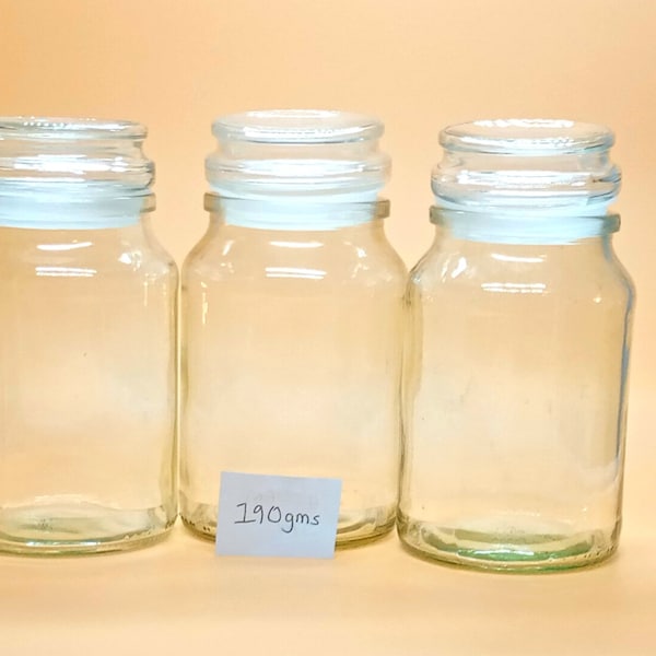 Empty Glass Jars Etsy
