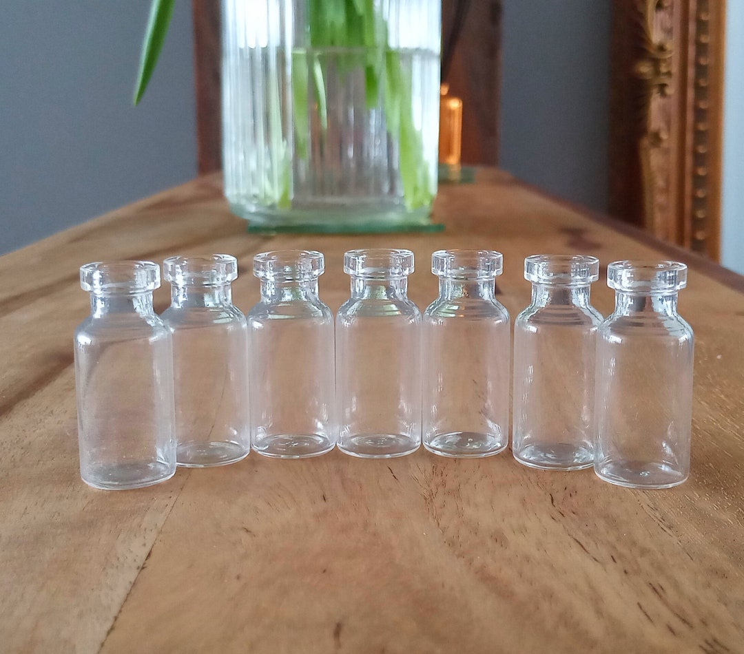 Glass Craft Bottles. Clear Mini Glass Bottles. Craft DIY Kits. Etsy