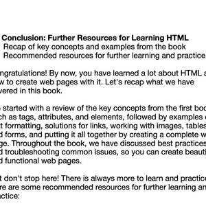 HTML Made Easy - Book 2: Workable Examples and Solutions for Young ...