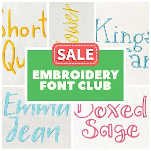 Embroidery Fonts 51 - 100 Brother PES File BX Embrilliance Viking & More Machines Embroidery Fonts Designs Letters