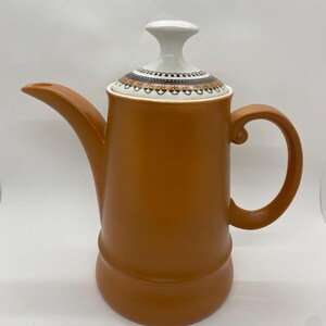 INCA Woods & Sons Coffee Pot MCM Ceramic Terracotta Pitcher England