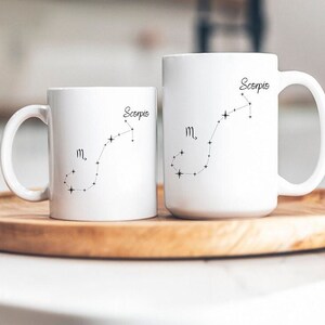 Scorpio Zodiac Constellation, Astrology Mug, Scorpio Cup, Scorpio Birthday Gift, Zodiac Tumbler, Gift for Scorpio, Scorpio gift, Astrology