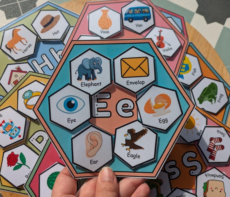 Supports letter recognition, memory, phonics, and fine motor skills. Ideal for early education.